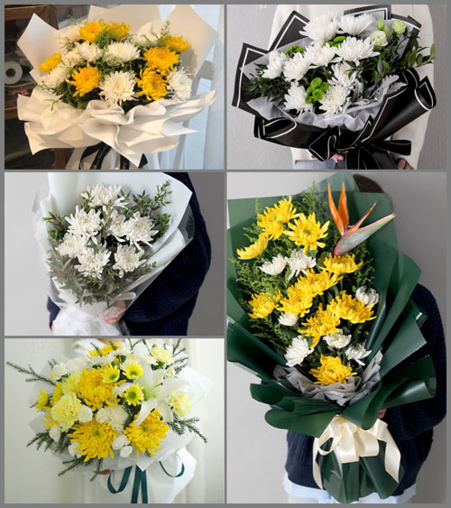 四川凉山州越西县四甘普乡白事花束代送